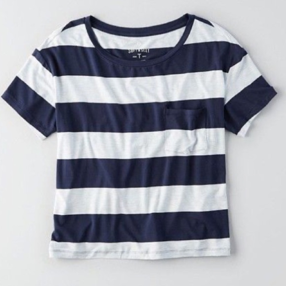 American eagle drop shoulder shirt